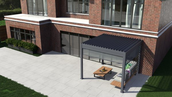 3x3 Rota Louvered Pergola