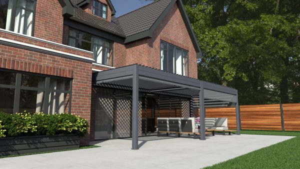 3x4 Double Rota Louvered Pergola