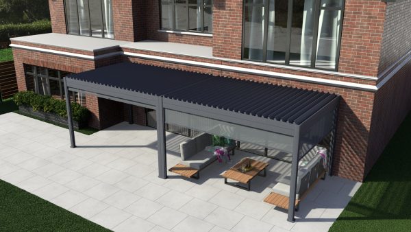 3x4 Double Rota Louvered Pergola